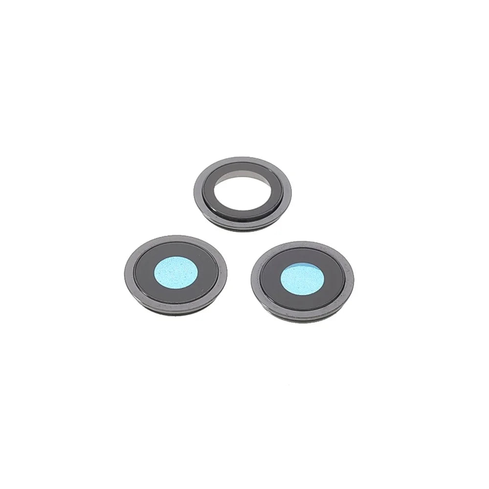 OEM Rear Back Camera Glass Lens Ring Cover Replacement for iPhone 11 Pro / 11 Pro Max - Dark Grey - 3