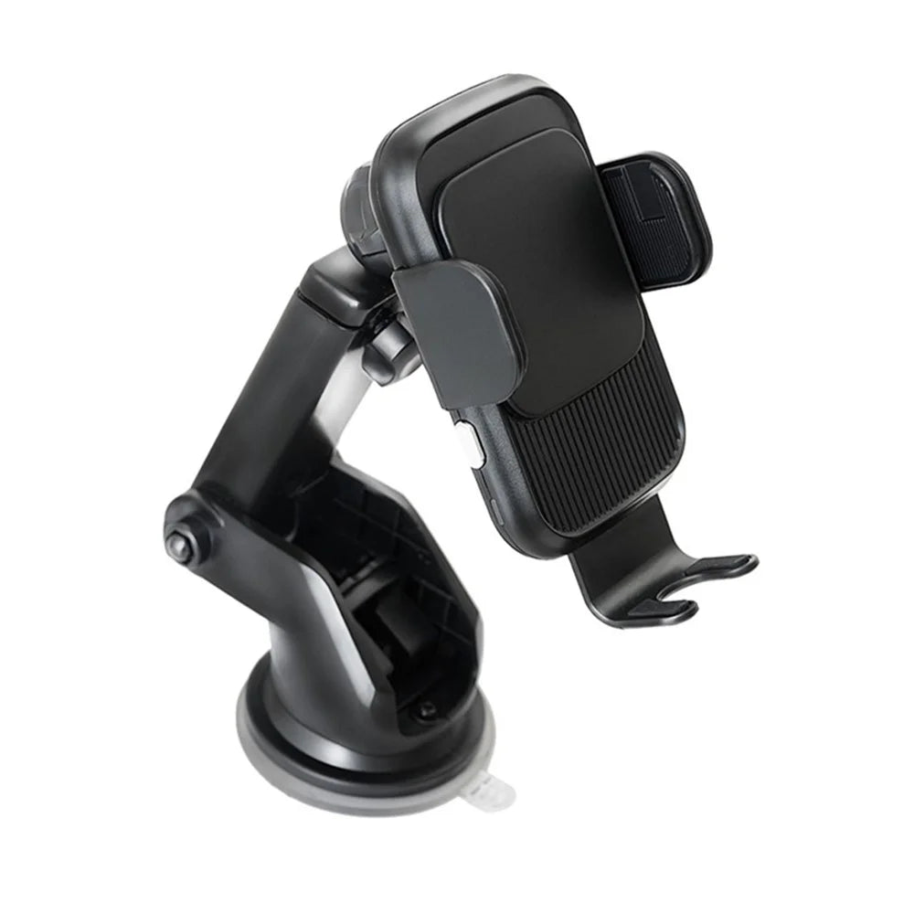 QX680 2-in-1 15W Wireless Charger + Car Dashboard Mount Mobile Phone Holder with Suction Cup Base - 1
