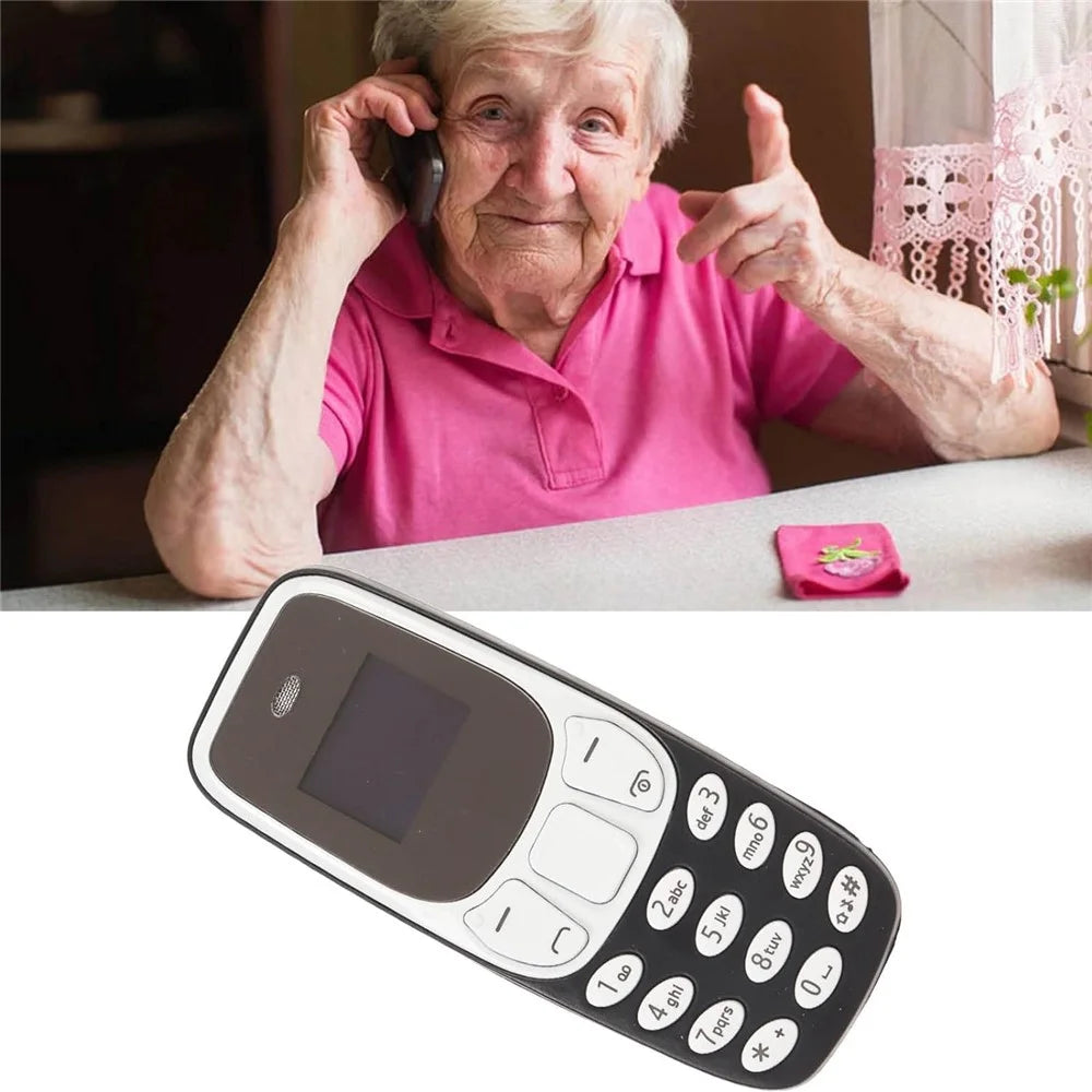 BM10 Dual SIM 0.66-inch Mini Mobile Phone 2G GSM Cellphone with Ear Hook - Black Gold - 4