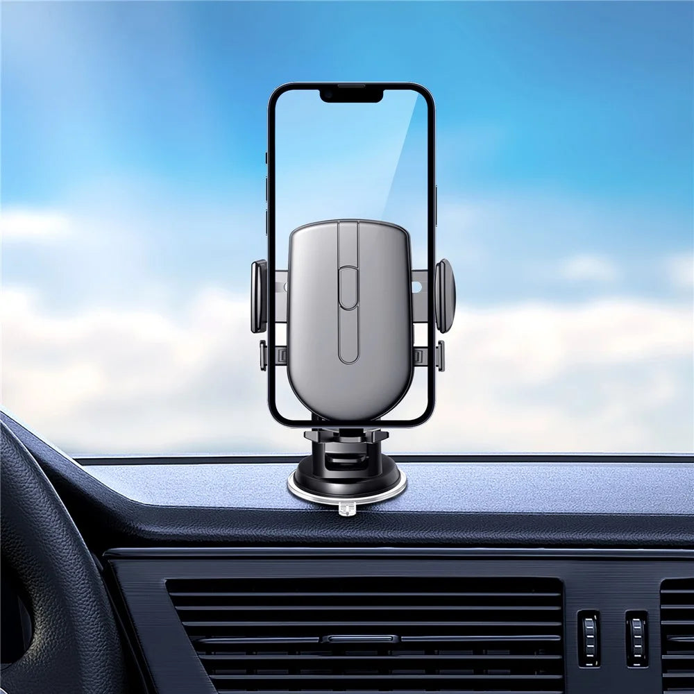WIWU Wi-CH054 Car Dashboard Suction Cup Phone Holder Rotatable 4-7.2inch Phone Bracket - 5