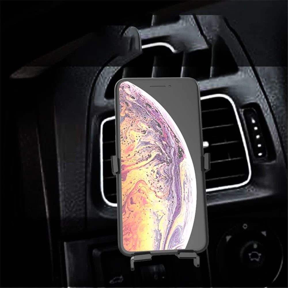 YC04 360 Degrees Rotating Car Air Vent Mount Retractable Arms Mobile Phone Holder Bracket - Gold - 6