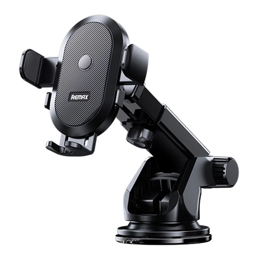 REMAX RM-C03 Dashboard Car Mount Phone Holder 360-Degree Rotation Anti-Slip Compatible with 4-6.5 Inch Phones - 1