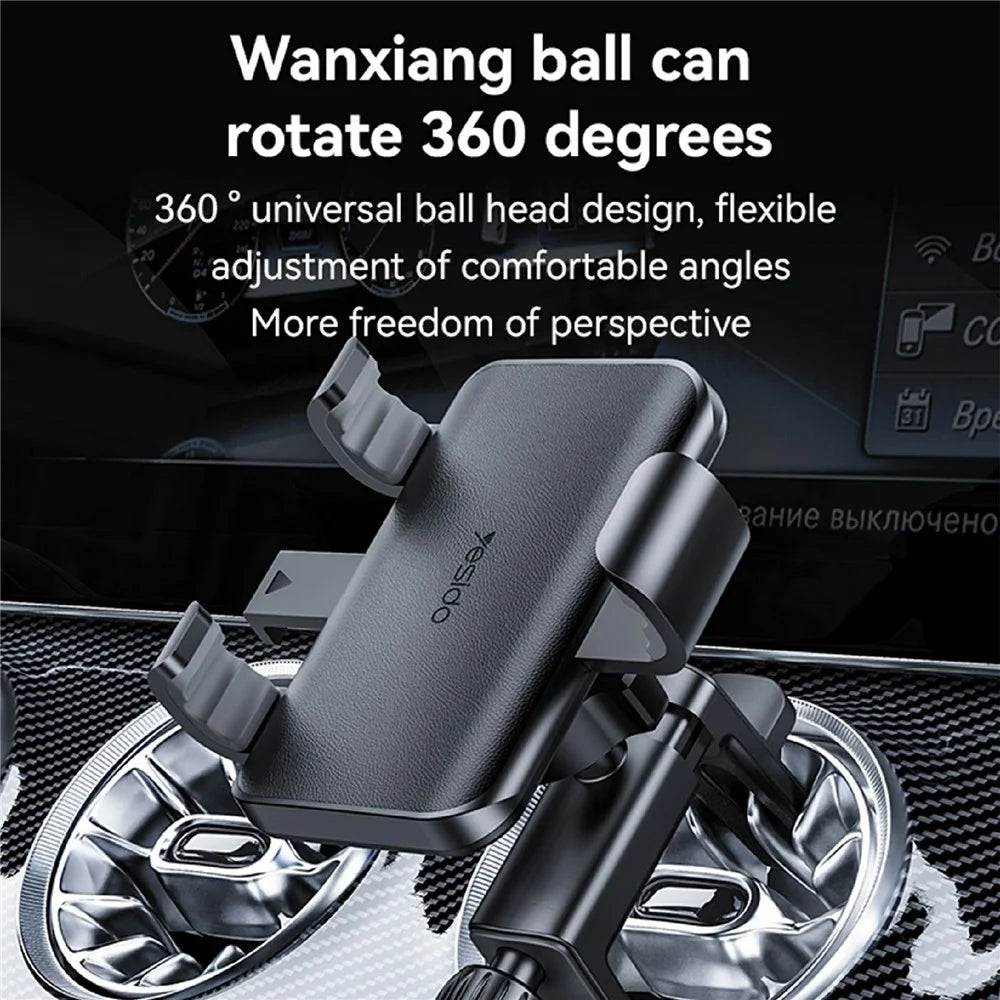 YESIDO C240 Car Phone Holder Rotatable Air Vent Mount for Mercedes Benz - 4