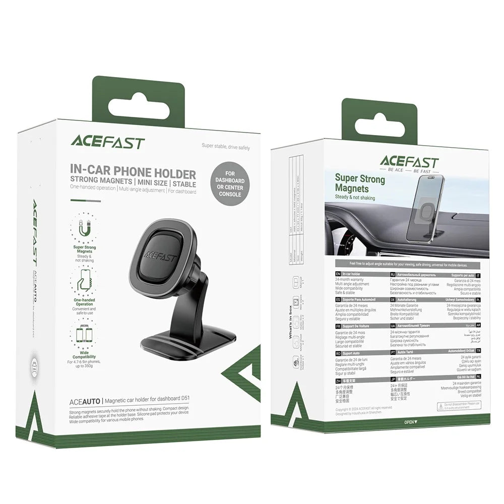 ACEFAST D51 Magnetic Car Mount Holder Dashboard Stand For Smartphones 4.7-6.9 Inch - 7