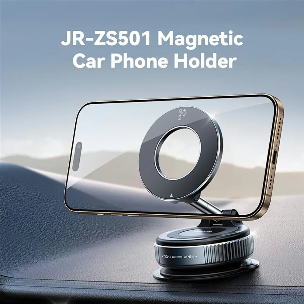 JOYROOM JR-ZS501 Mechanical Foldable Car Mount Suction Cup Magnetic Phone Holder Bracket - 2