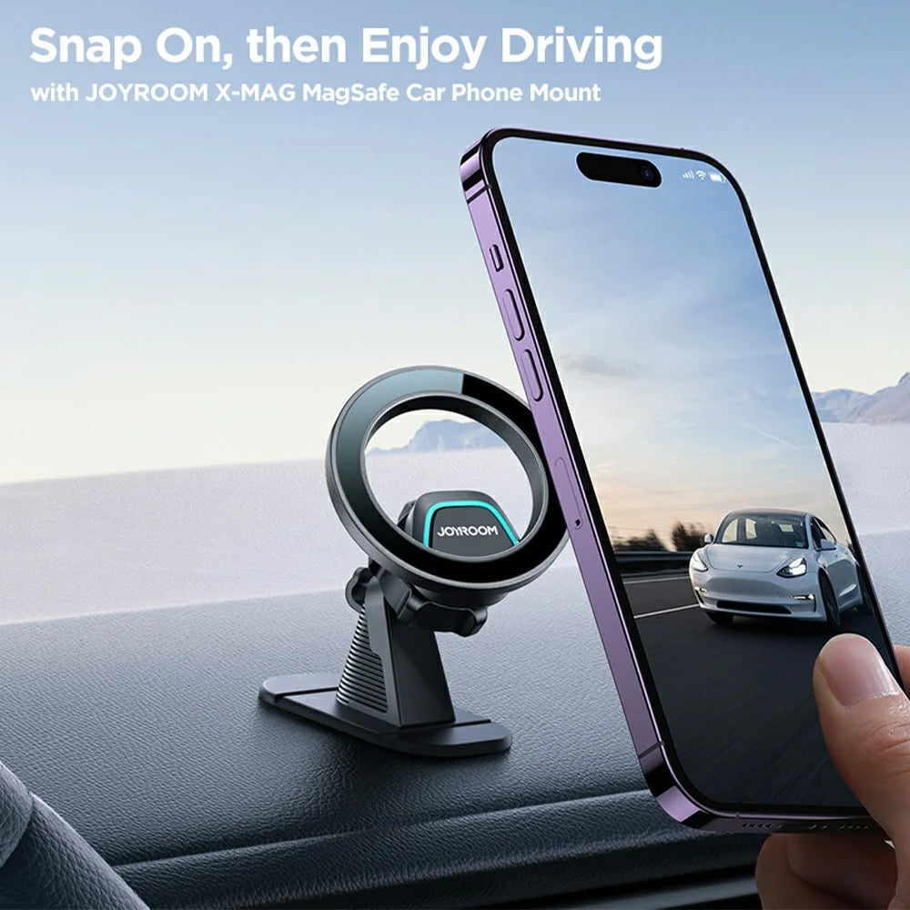 JOYROOM JR-ZS376 Magnetic Car Mount Dashboard Holder 360° Rotation Stand - 3