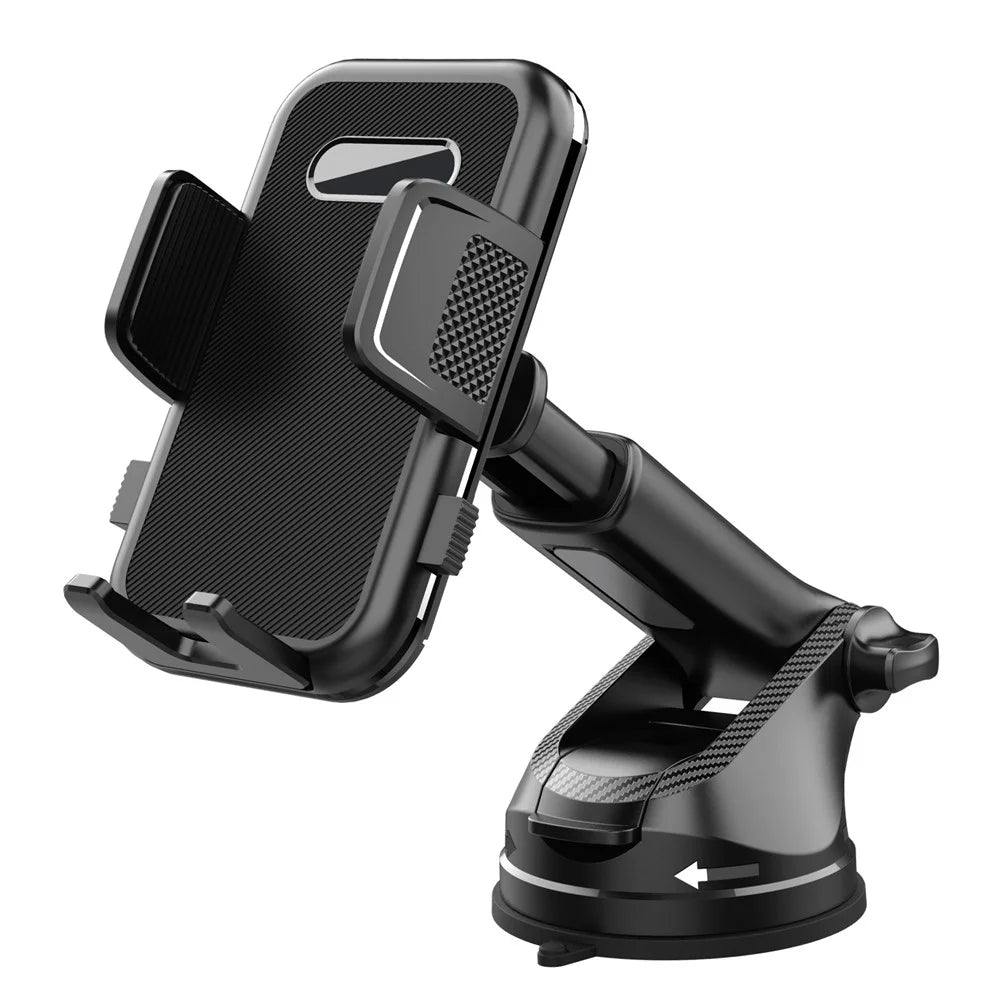 ML239 360 Degree Rotating Car Phone Mount with Telescopic Arm Suction Cup Base Cellphone Holder - 1