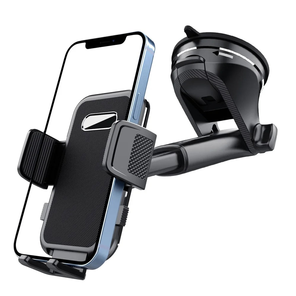 ML239 360 Degree Rotating Car Phone Mount with Telescopic Arm Suction Cup Base Cellphone Holder - 2