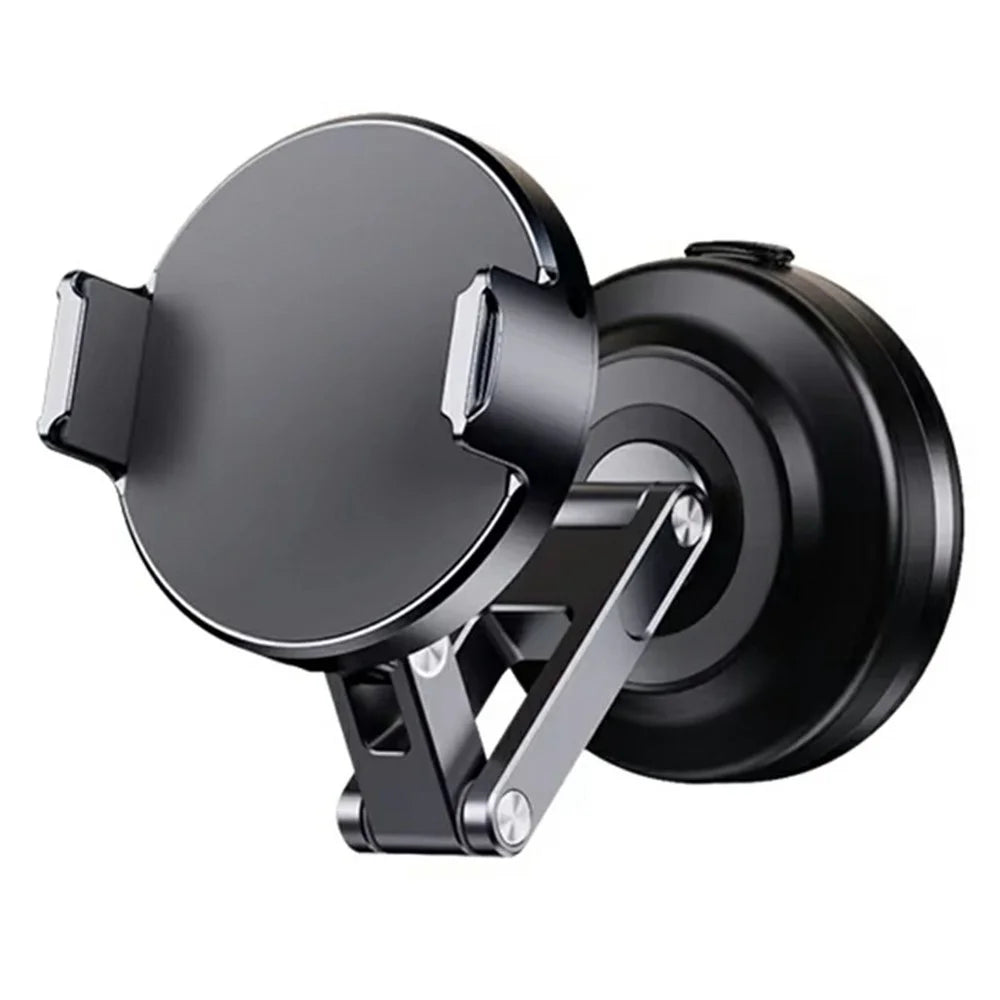 X63J Foldable Car Phone Mount Vacuum Suction Dashboard Phone Navigation Stand - 2