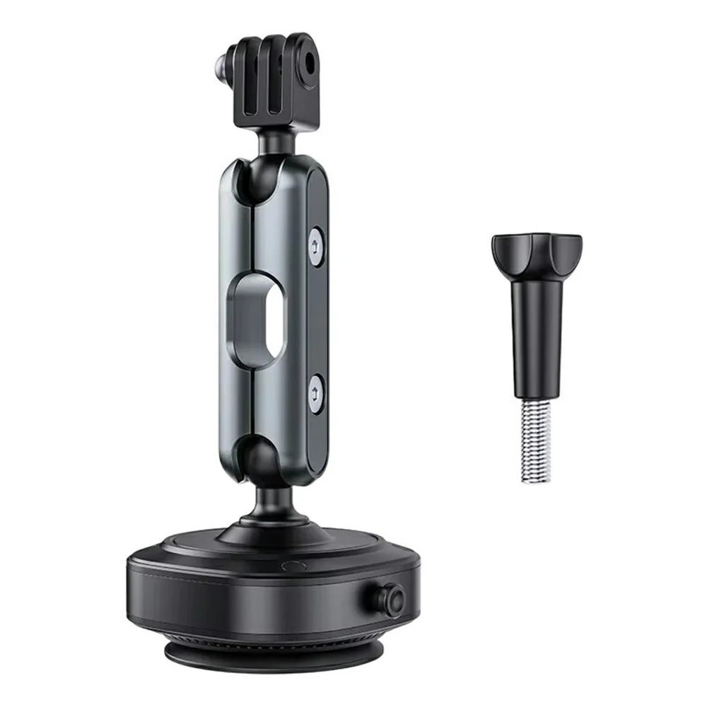 DJ-1 Electric Vacuum Suction Cup Car Camera Mount 360 Degree Adjustable Aluminum Alloy Action Camera Bracket - 3