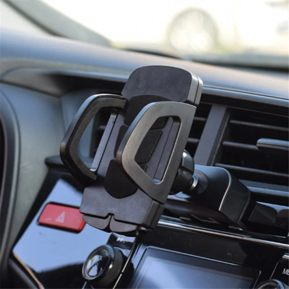 Universal Auto Car CD Slot Phone Mount for Driving Navigation 360-Degree Rotating Cell Phone Holder with Adjustable Clip - 4