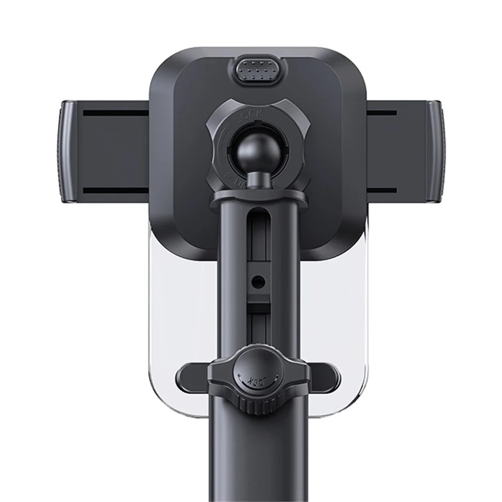 USAMS US-ZJ072 Car Dashboard Windshield Telescopic Arm Transparent Design Phone Holder Suction Cup Bracket - 5