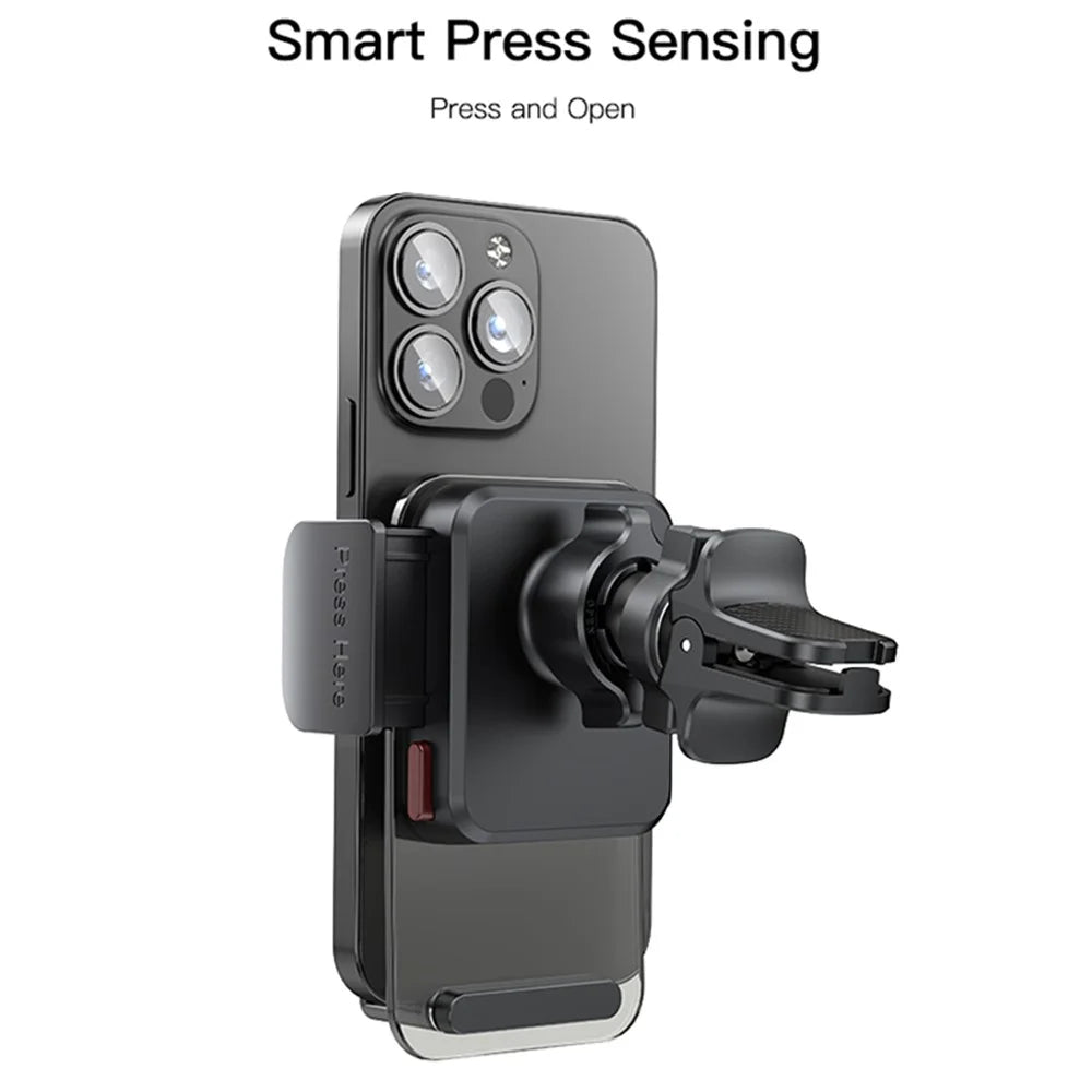 YESIDO C163 Air Outlet Transparent Panel Car Bracket Mobile Phone Holder Stand - 3