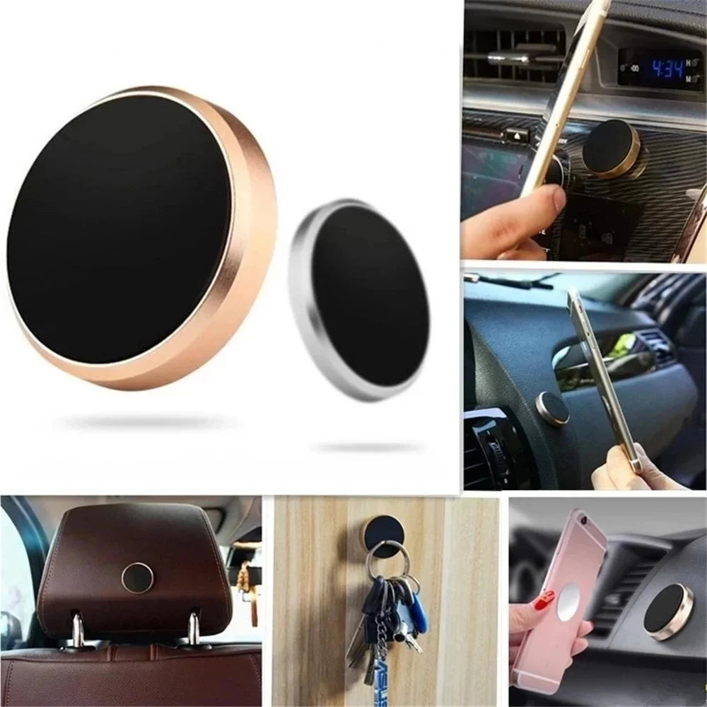 ZHILANG C06 Magnetic Phone Holder Air Vent Phone Mount Stand for Car - Gold - 4