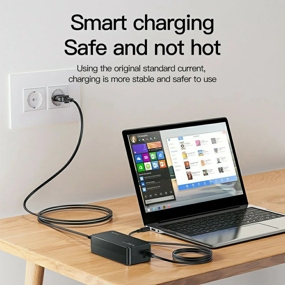 YESIDO CG11K Laptop Charger Kit 65W Power Adapter with 14 DC Connectors - UK Plug - 3