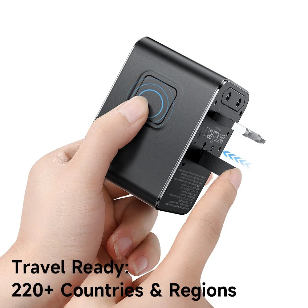 MCDODO CP-5980 MDD G5 Series 70W Global Wall Charger 3 USB-C + 2 USB-A Universal Travel Adapter Charger Set with Type-C Cable - 3
