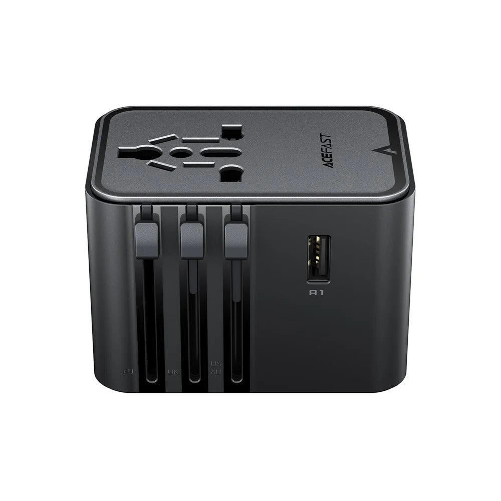 ACEFAST Z8 PD 45W GaN Charger 3 USB-C + 2 USB-A Multifunctional International Travel Adapter - 6