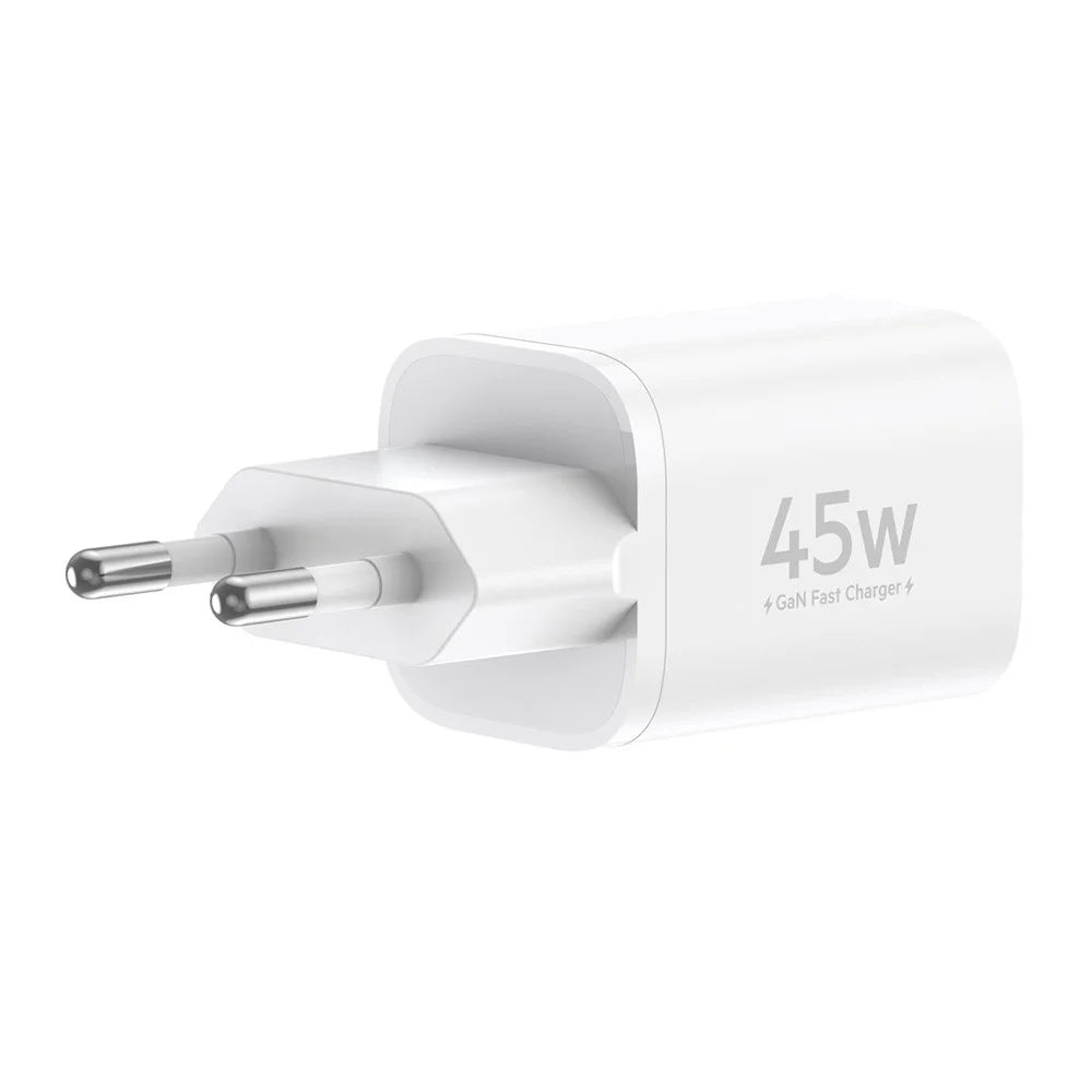 BUDI AC020EW 45W Charger Adapter Single USB-C Port GaN Fast Charging Wall Charger Compact Design, EU Plug - 4