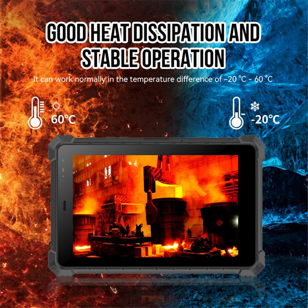 CENAVA A10ST Rugged Tablet 10.1-inch 4GB+64GB Android 10 IP68 Waterproof Fall-proof Dust-proof Tablet PC - EU Plug - 7