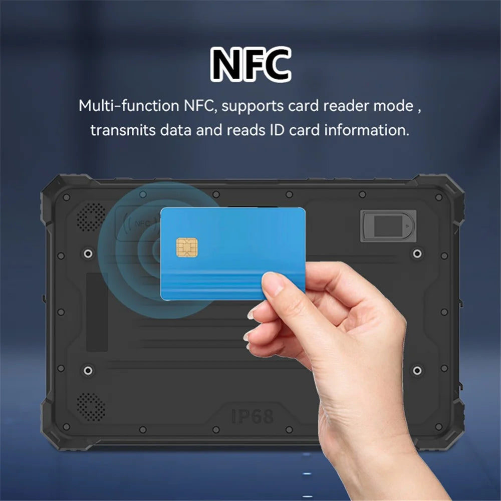CENAVA A10ST Rugged Tablet IP68 Waterproof 10.1-inch 8GB+128GB Tablet PC 10000mAh Battery Fall-proof Dust-proof - EU Plug - 6