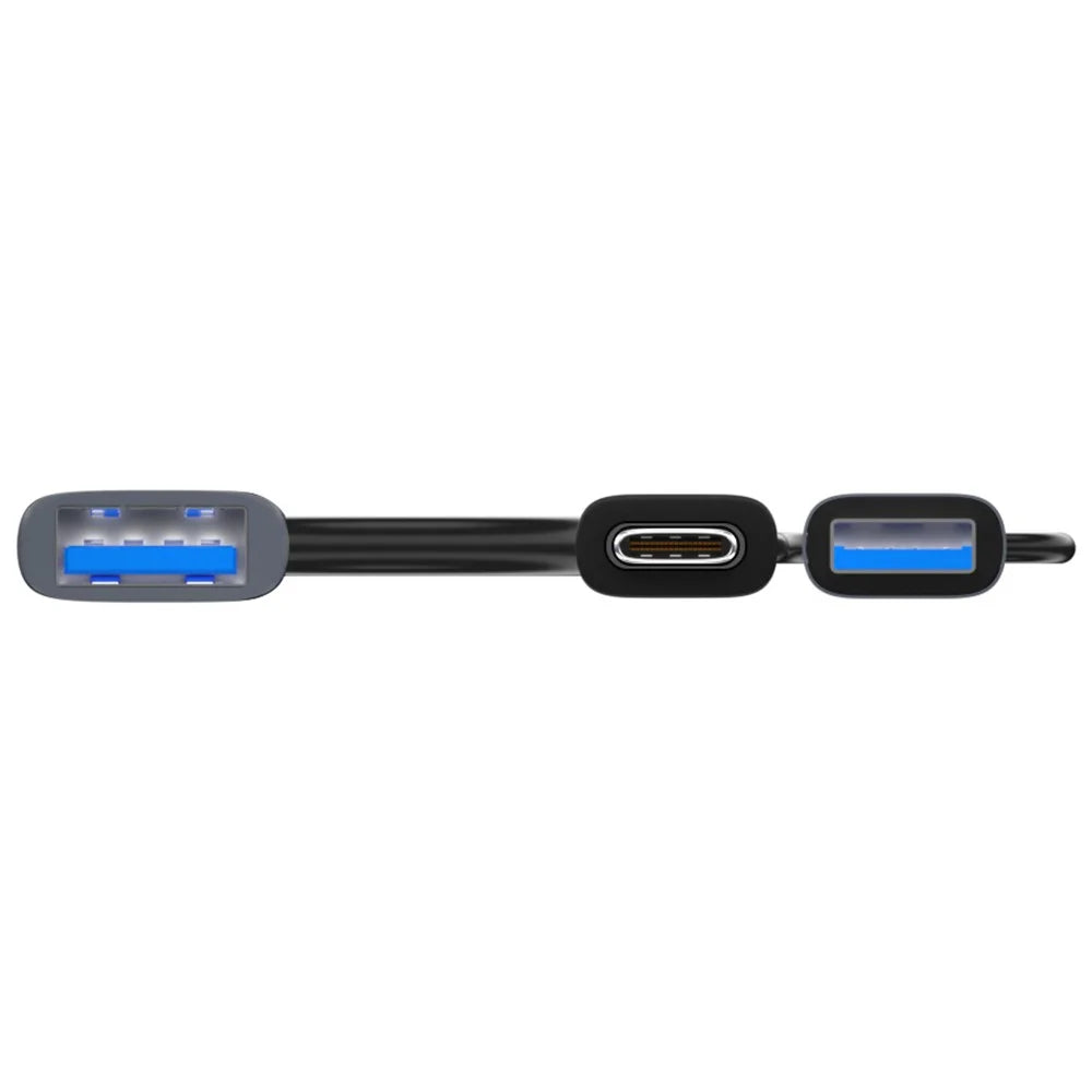 ADS-303D 7-in-1 Multifunctional Hub USB + Type-C to USB 3.0 + 6x USB 2.0 Splitter - 2