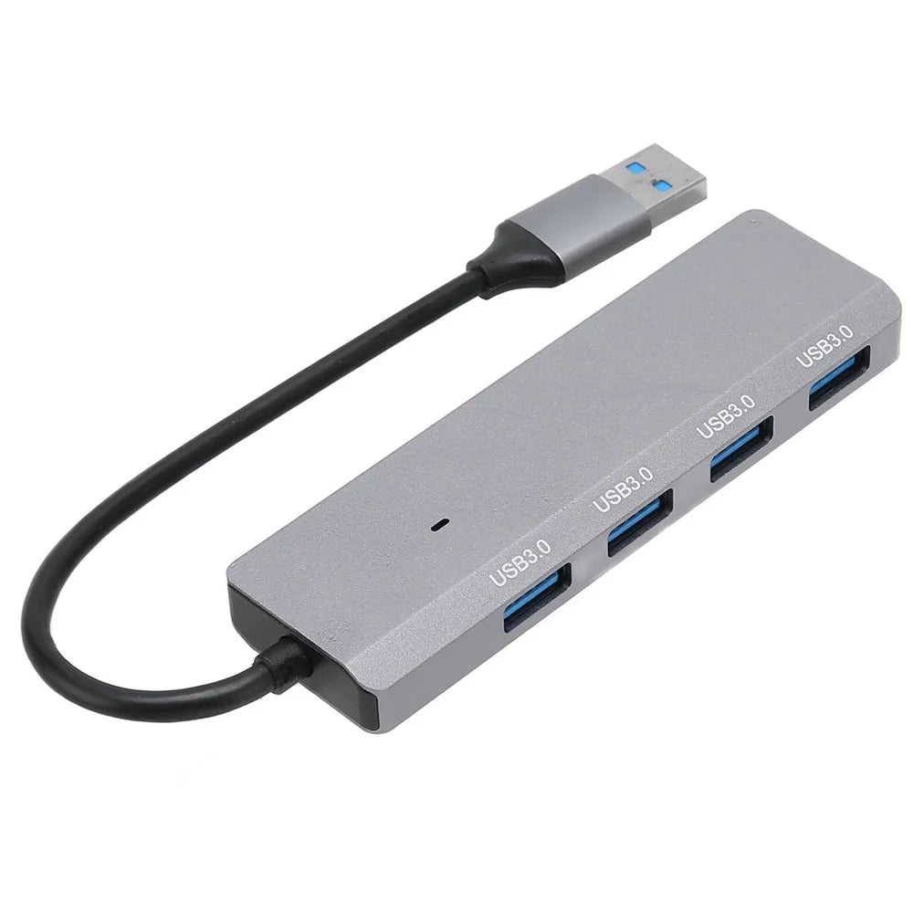 ADS-305A USB to 4 X USB3.0 Docking Station USB Hub Aluminum Alloy Adapter - 2