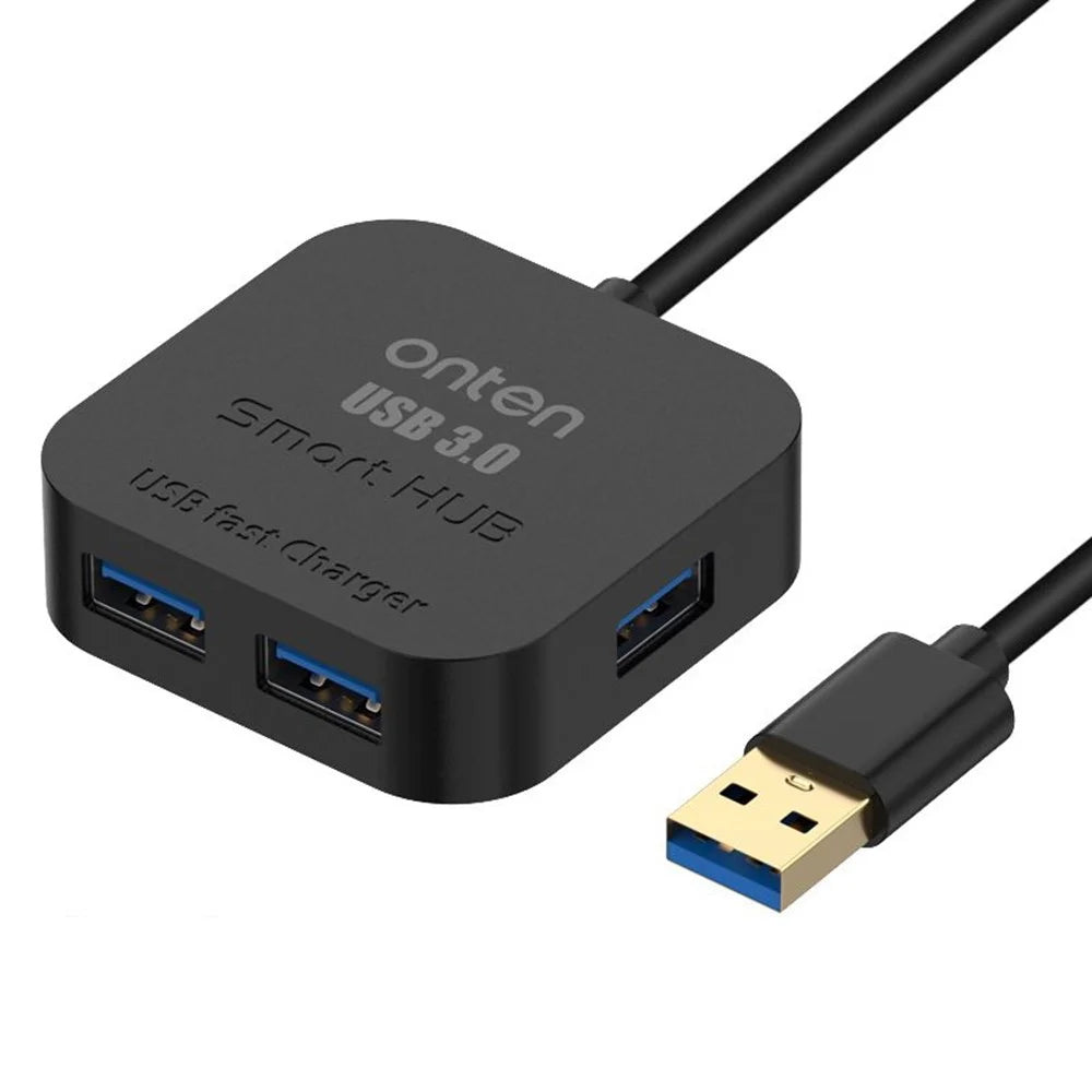 ONTEN 35210 4 Port USB 3.0 Hub Expansion Dock For Computer USB Splitter High Speed Data Transfer Adapter - 2