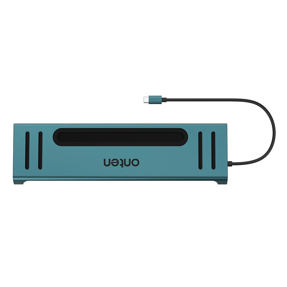 ONTEN 9199 12-in-1 USB-C Hub For Laptop Dual HD 4K Multi-Function Docking Station Ethernet SD Card Reader - 3