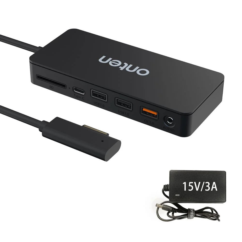 ONTEN SD11 12 In 1 Hub for Microsoft Surface Pro  /  Go  /  Laptop Docking Station 4K Mini DP Adapter - 1