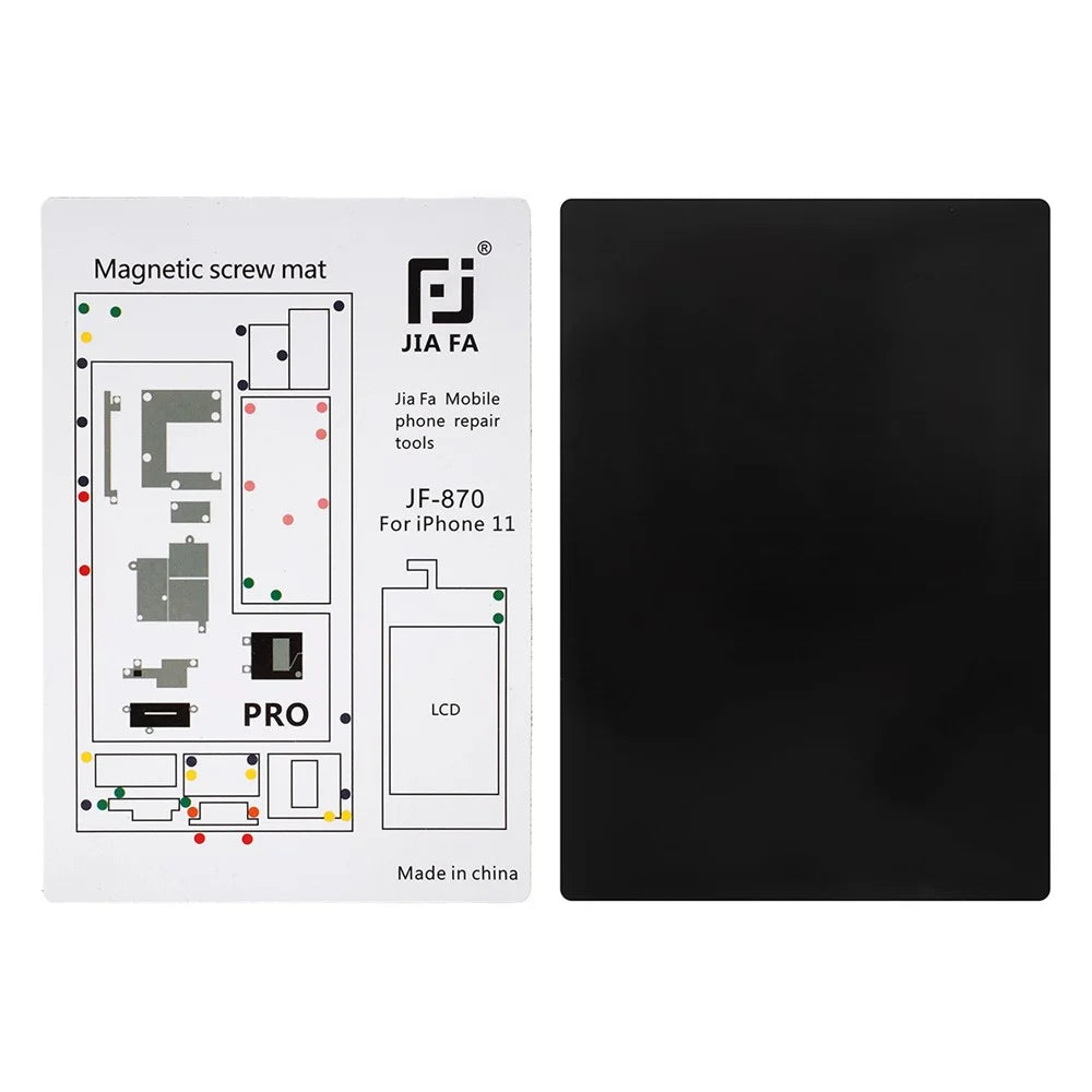 JF-870 Magnetic Screw Mat Screw Organizer Pad for iPhone 11 Pro - 1