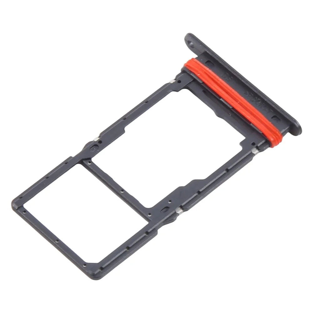 For Samsung Galaxy A16 5G A166B OEM Dual SIM Card + SD Card Tray Holder Replacement Part (Without Logo) - Black - 3