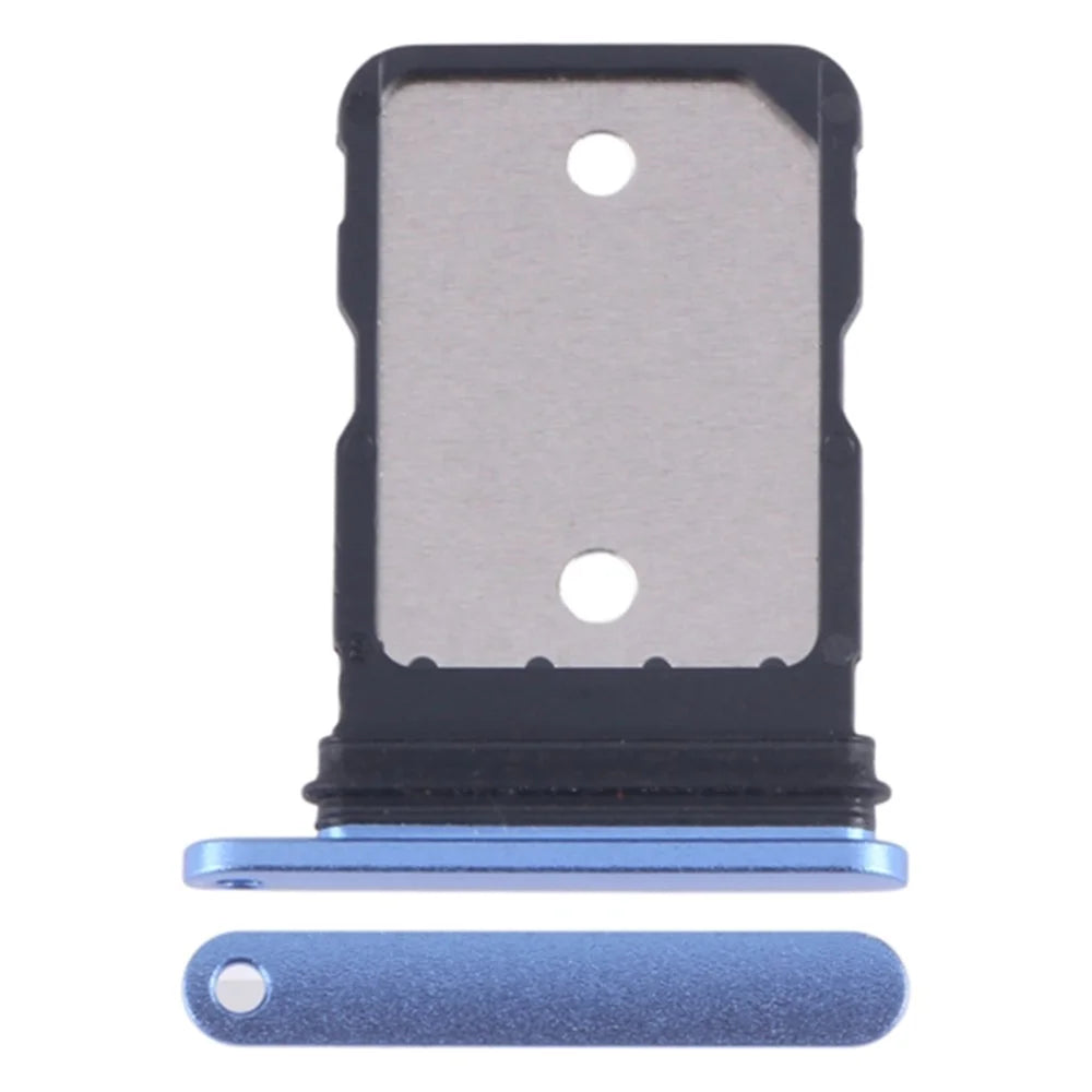 For Google Pixel 8a OEM SIM Card Holder Replacement Part (Without Logo) - Blue - 1