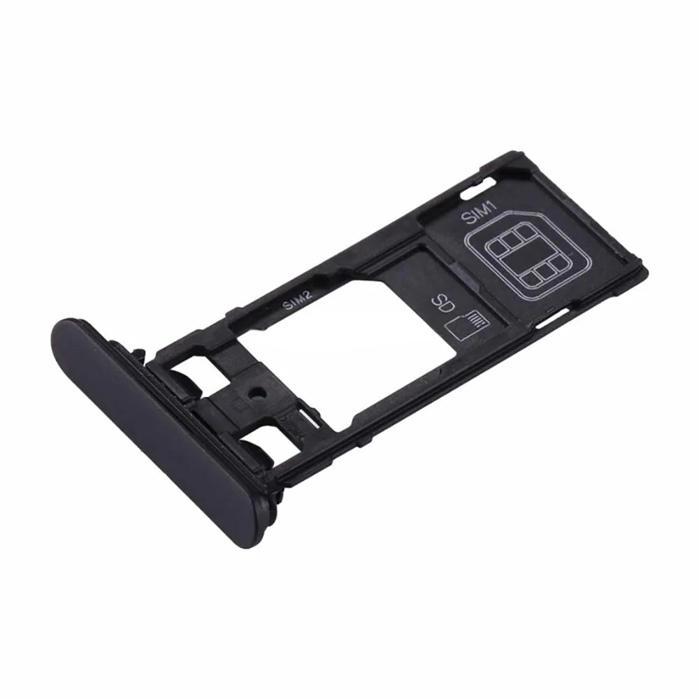 For Sony Xperia XZs OEM Dual SIM Card Tray Holder Replacement Part (Without Logo) - Black - 4