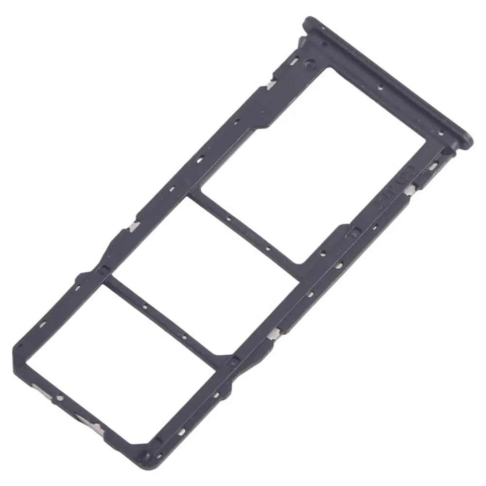 For Xiaomi Poco M6 Pro 4G Dual SIM Card + TF Card Tray Holder Replacement Part (Without Logo) - Black - 2