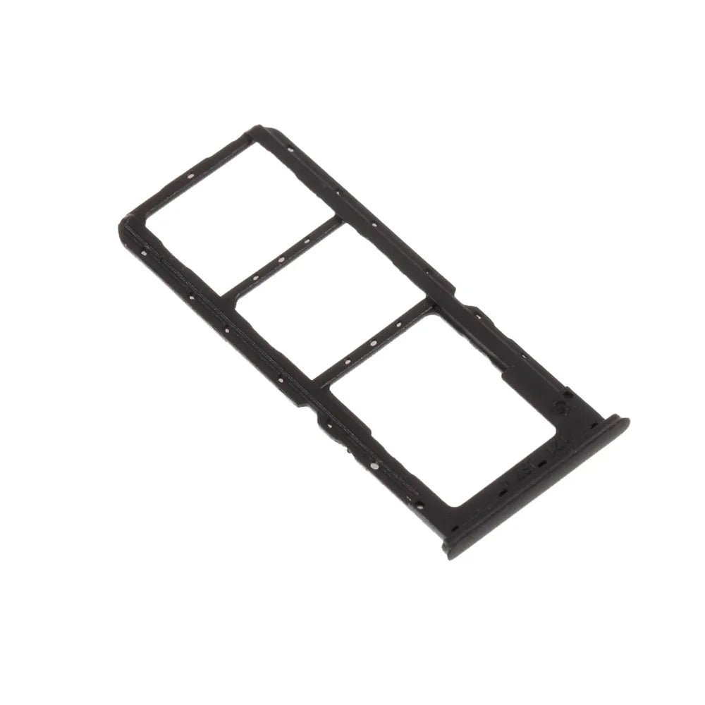 OEM Dual SIM Card + Micro SD Card Tray Holders Part for Oppo A7 - Black - 3
