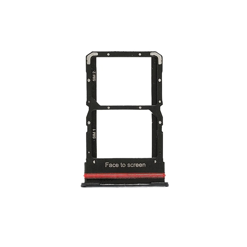 OEM Dual SIM + TF Card Tray Holder Replacement for Xiaomi Mi 10 Lite 5G (M2002J9G) - Black - 1