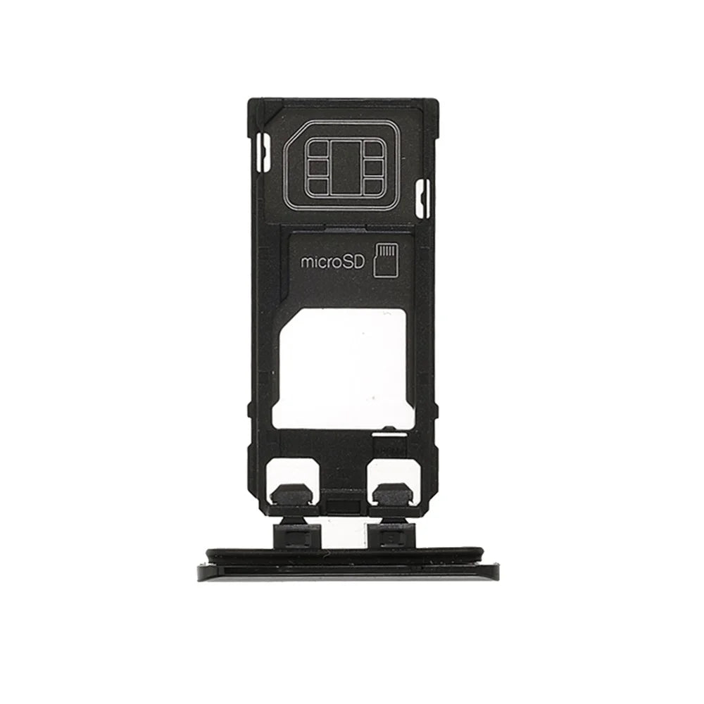 OEM SIM + TF Card Tray Holder Replacement for Sony Xperia 5 - Black - 1
