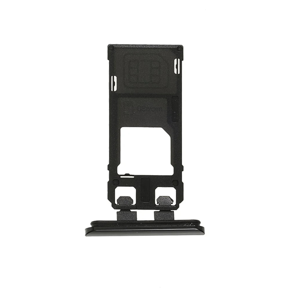 OEM SIM + TF Card Tray Holder Replacement for Sony Xperia 5 - Black - 2