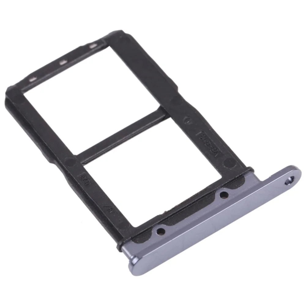 For vivo iQOO 5 5G Dual SIM Card Tray Holder Replacement (without Logo) - Black - 2