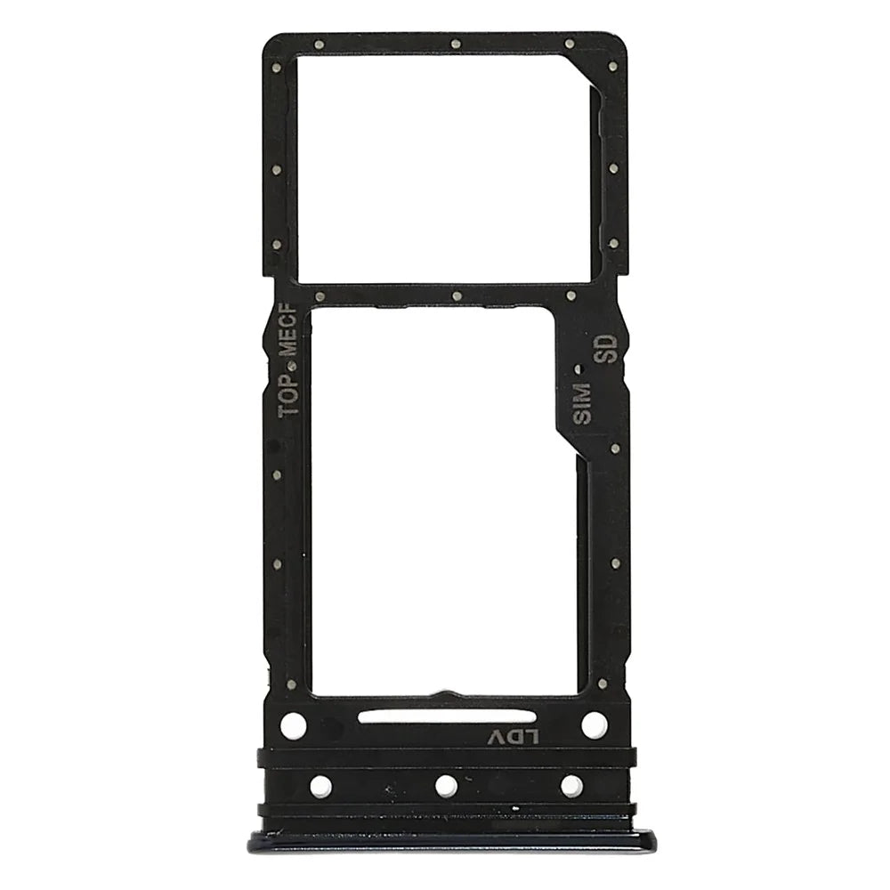 For Samsung Galaxy M53 5G SM-M536B OEM Dual SIM Card + SD Card Tray Holder Replacement (without Logo) - Black - 1