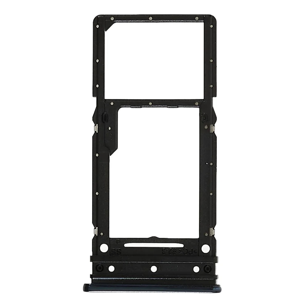 For Samsung Galaxy M53 5G SM-M536B OEM Dual SIM Card + SD Card Tray Holder Replacement (without Logo) - Black - 2