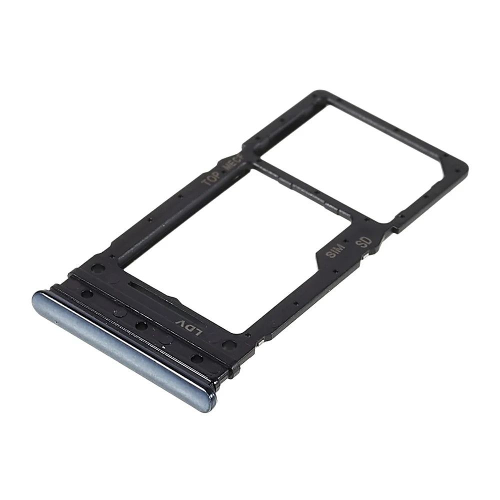 For Samsung Galaxy M53 5G SM-M536B OEM Dual SIM Card + SD Card Tray Holder Replacement (without Logo) - Black - 3