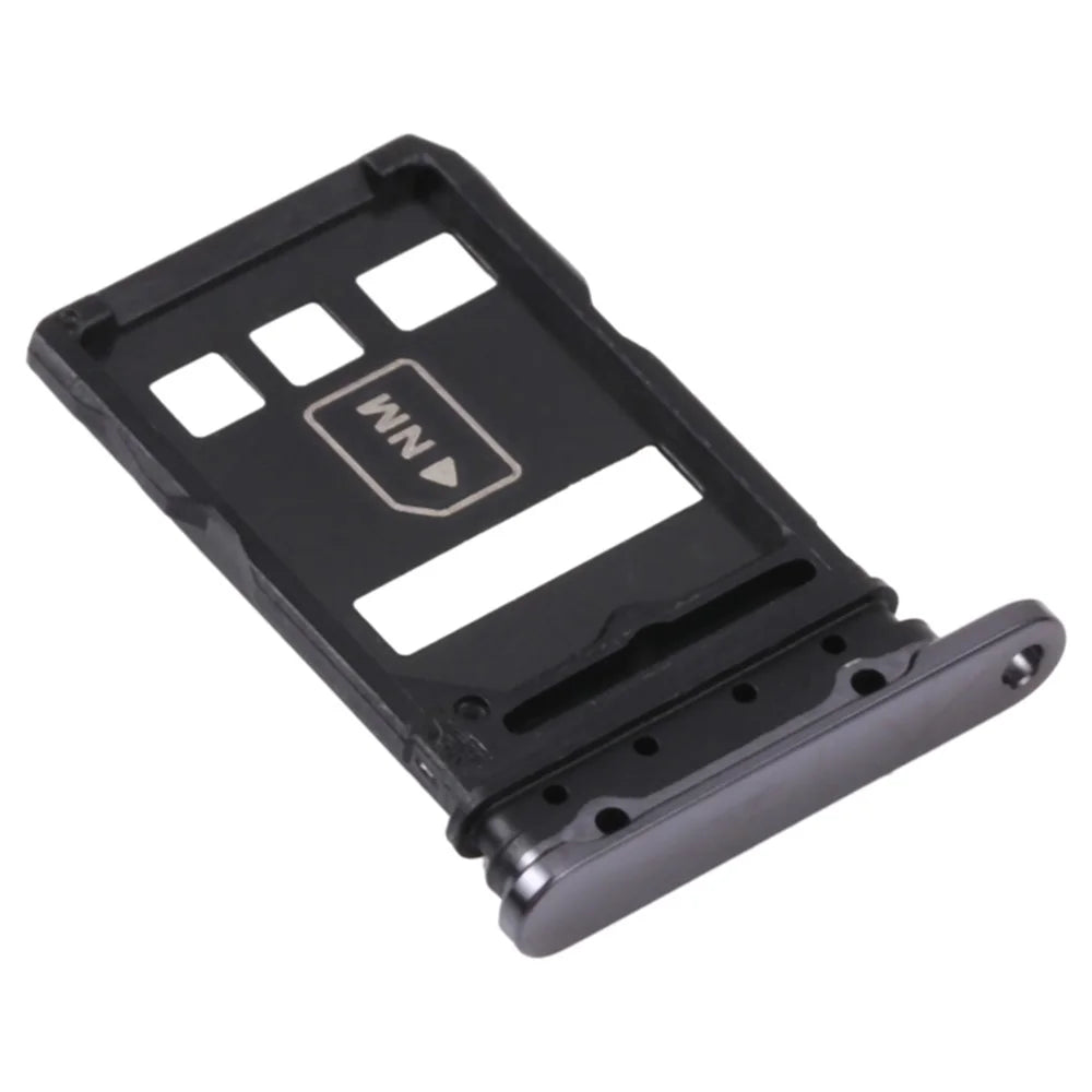 For Huawei P40 Pro 5G Dual SIM Card Tray Holder Replacement (without Logo) - Black - 2