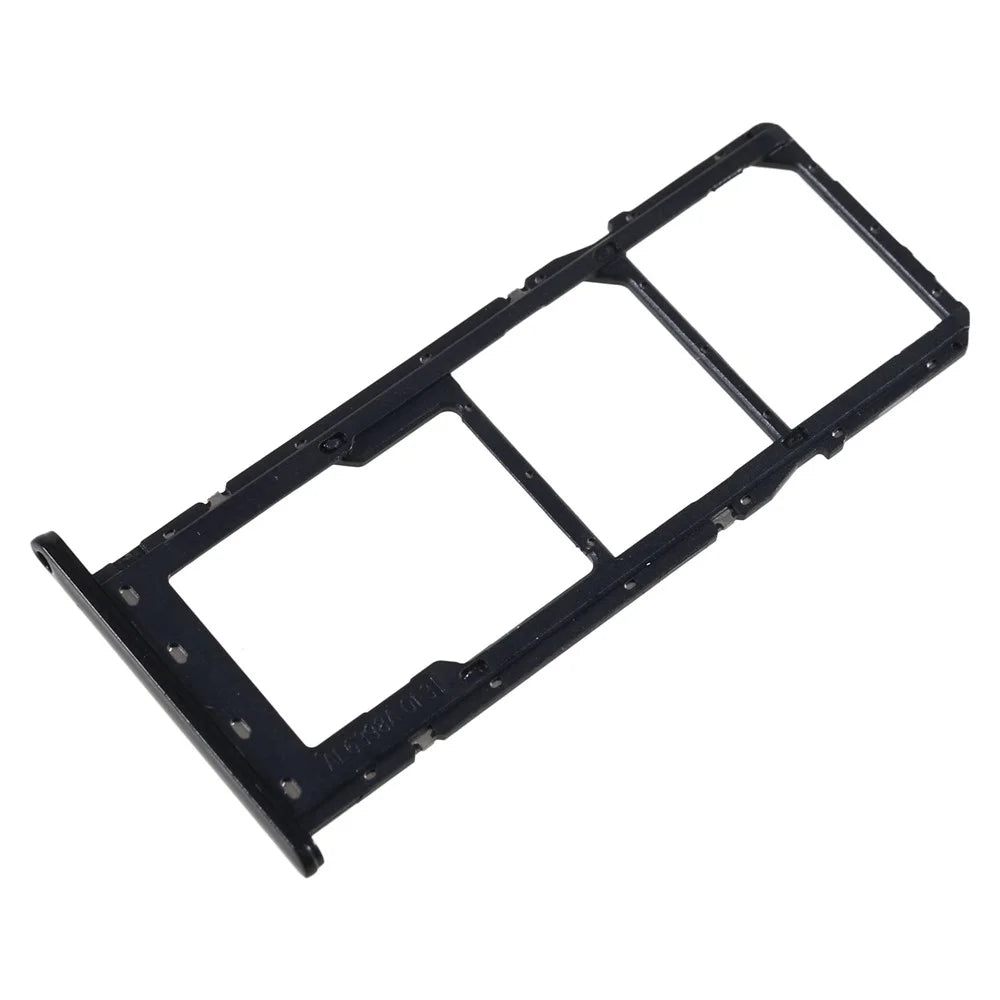 For Samsung Galaxy M04 4G M045 OEM SIM+SD Card Tray Holder Replacement Part (without Logo) - Black - 1