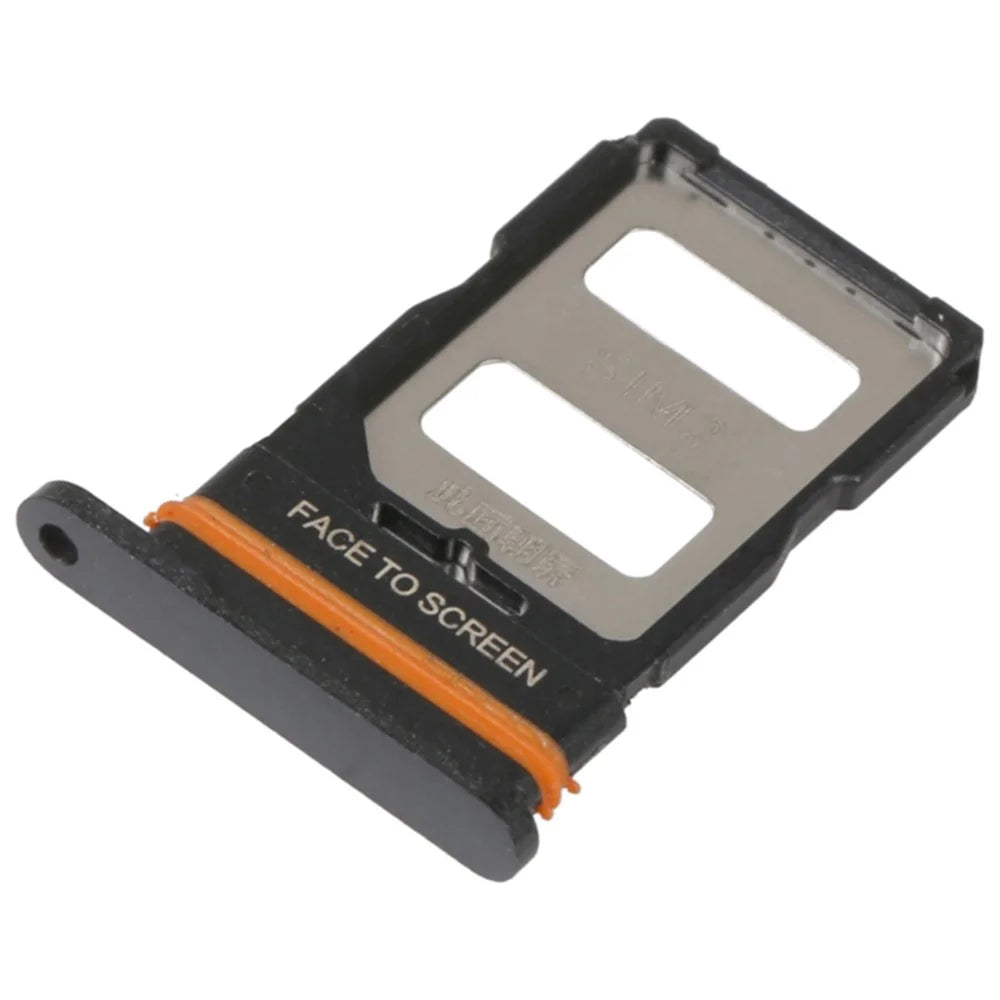 For Xiaomi Redmi K40S 5G Dual SIM Card Tray Holder Replacement (without Logo) - Black - 2