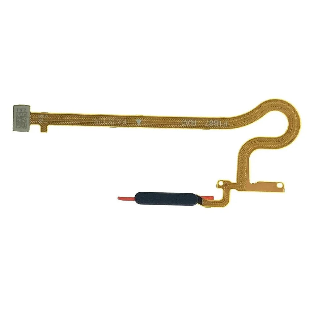 For vivo Y15s 4G (vivo Y15c) V2120 / Y15a OEM Home Key Fingerprint Button Flex Cable Part (Without Logo) - Black - 1