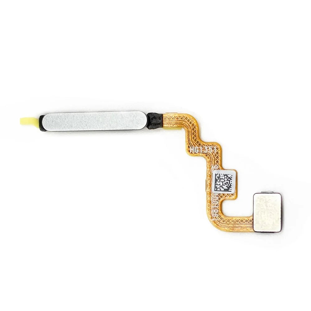 For Xiaomi Poco M4 Pro 4G / Redmi Note 11 4G (Qualcomm) 2201117TG, 2201117TI, 2201117TY, 2201117TL / Note 11S 4G OEM Home Key Fingerprint Button Flex Cable Part (without Logo) - White - 1
