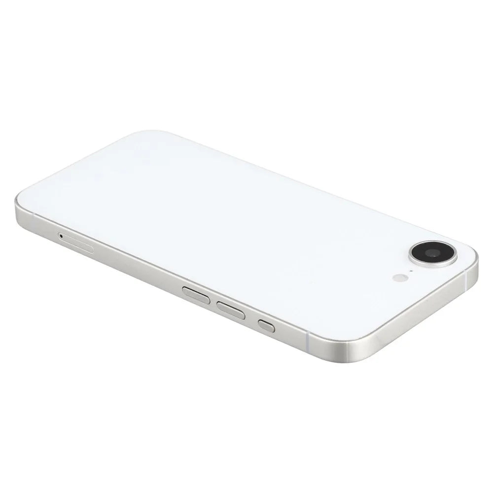 For iPhone 16e Black Screen Fake Phone Model Not Real Smartphone Display (Without Logo) - White - 6