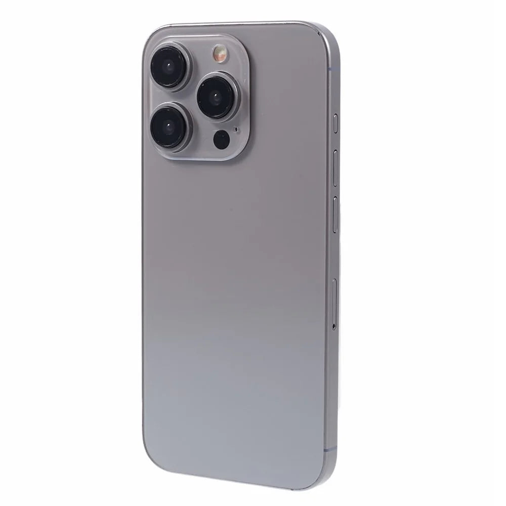 For iPhone 15 Pro Max Dummy Fake Phone Display Model Non-Working Phone Model Toy (Without Logo) - Natural Titanium - 1