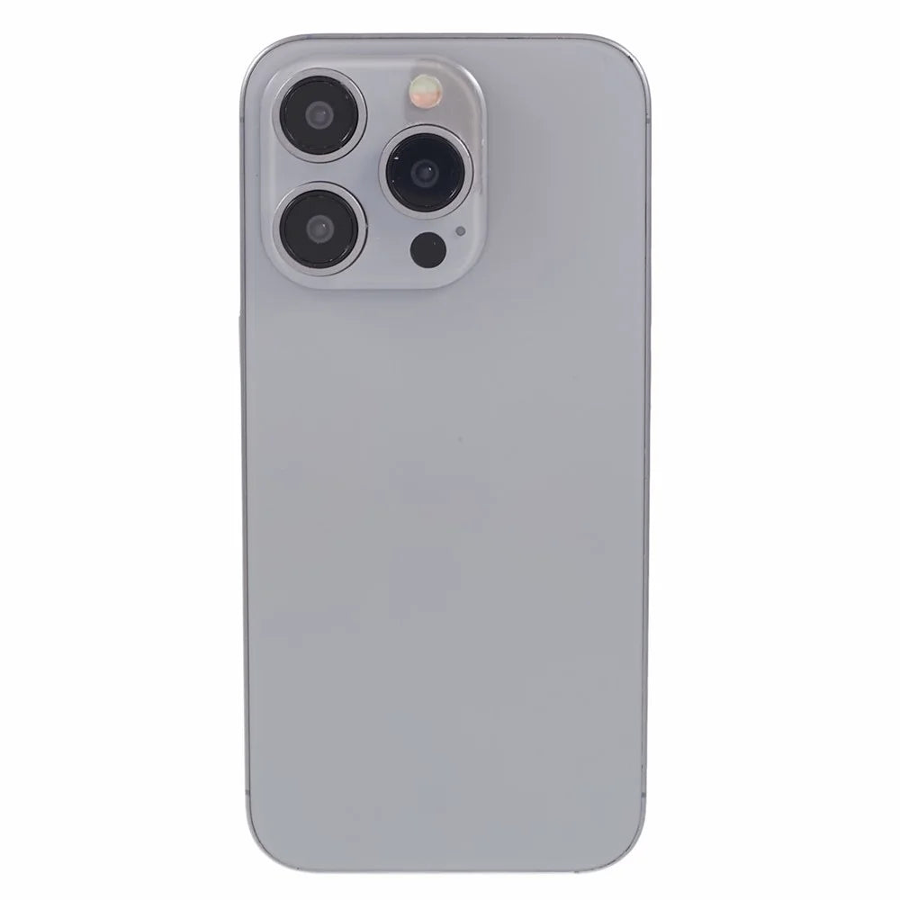 For iPhone 15 Pro Max Dummy Fake Phone Display Model Non-Working Phone Model Toy (Without Logo) - Natural Titanium - 2